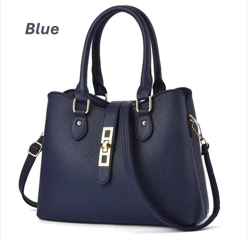 Womens' rexine plain hand bag