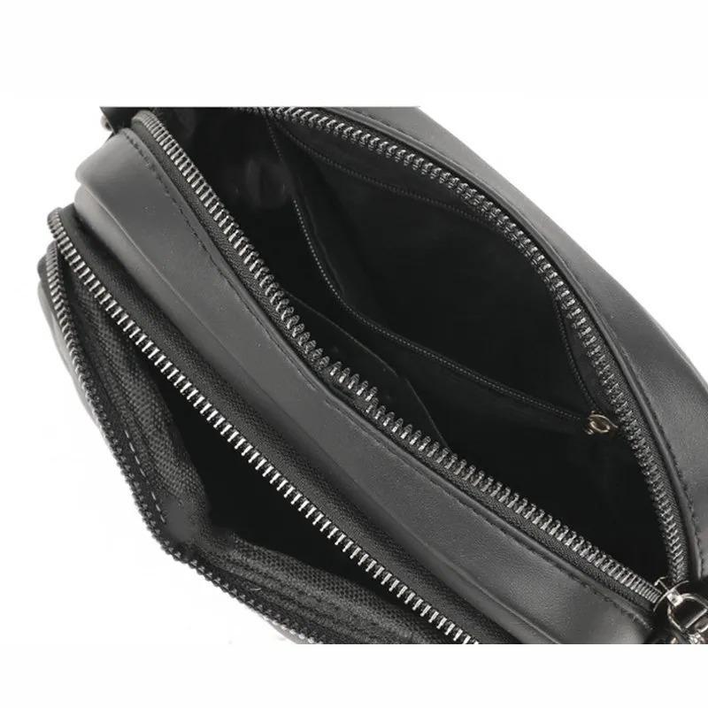 Chic Brow Pu Leather Embroidery Women's Shoulder Bag, C-AR-7 BLACK