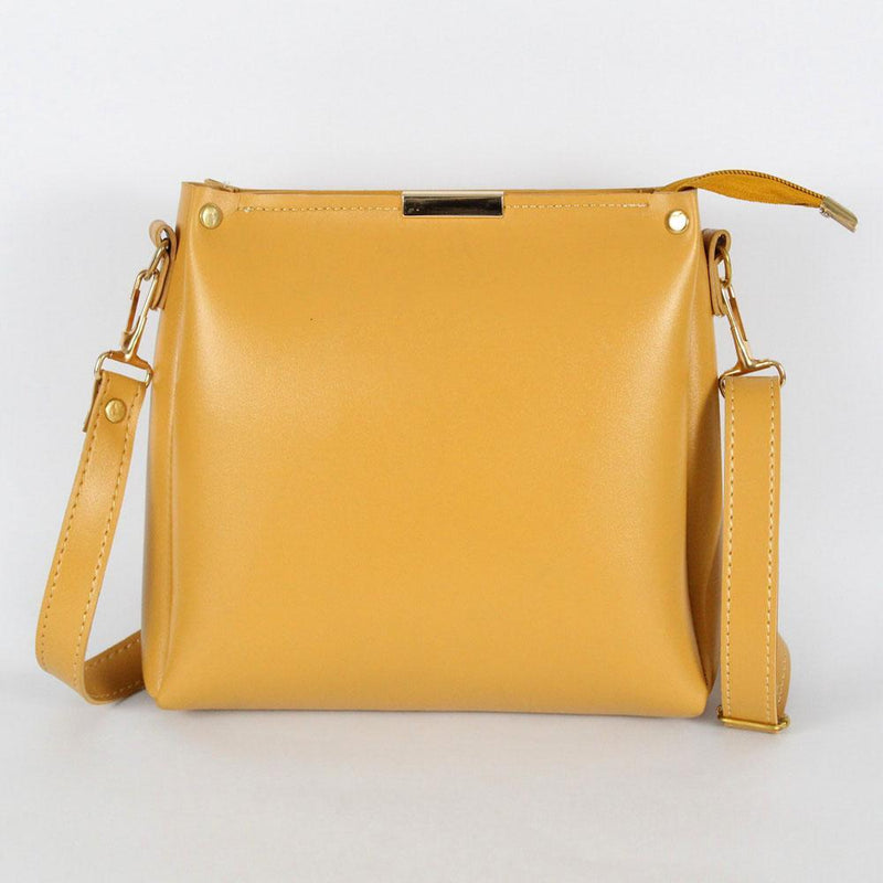 Girls Rexine Plain Handbag